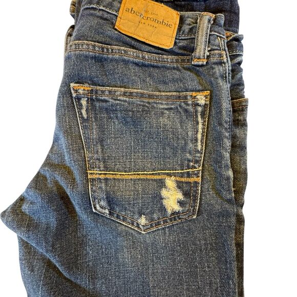 Abercrombie & Fitch Sz 12 Baxter Jeans Low Rise Bootcut Streetwear Western Y2K - Picture 2 of 16